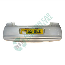 VOLKSWAGEN Polo Hatch 6R la7w 2009-2014 SILVER rear bumper 6ro807421bh