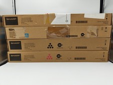 Sharp MX-23GT Set 4 Original Toner Cartridges Black Yellow Magenta Cyan FREEPOST