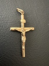 9ct Gold Crucifix Large