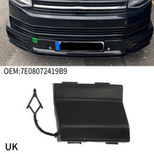 Driver Front Bumper Tow Eye Cover Cap For VW Transporter Van T6 Camper 2015-2019