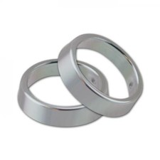 Ornamental Ring Aluminum for Indicator Jack Silver
