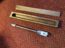 Vintage FOOTPRINT Expansive Auger Drill Bit  1/2" & 1" Woodworking Tool Boxed
