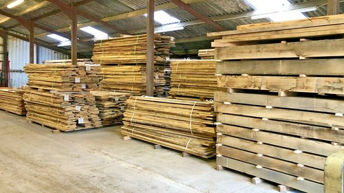 Waney edge oak boards - edge,