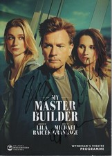 My Master Builder Ewan McGregor +2 Signed Programme See Photo Proof