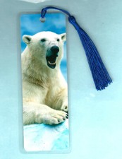 White Polar Bear Bookmark