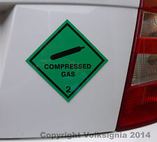 Compressed Gas Magnetic Vehicle Sign - First Responders - EMT