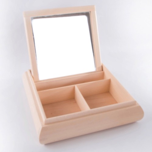Wooden dressing table with - dressing,