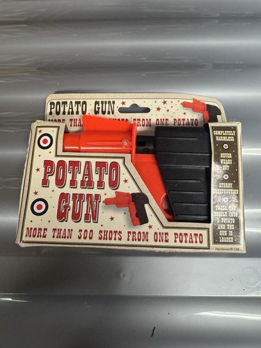 Plastic potato spud gun - potato,
