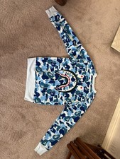 BATHING APE Blue Camo Zip