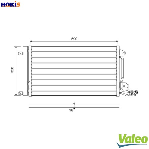 Condenser air conditioning - condenser,