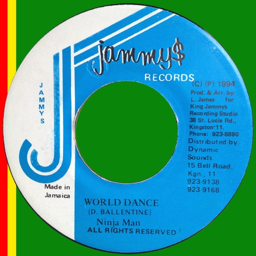 Ninjaman world dance - dance, (7"