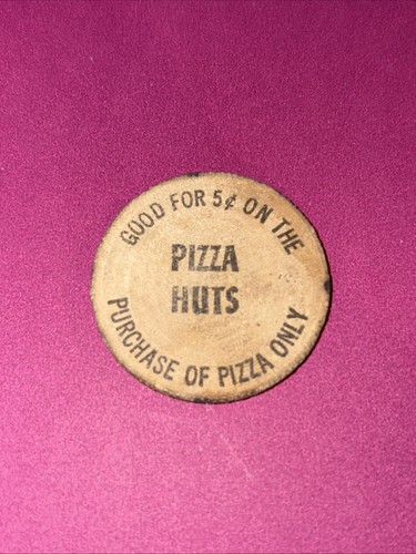 Vtg pizza huts wooden - huts,
