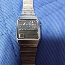 Citizen Ana-Digi Temp Thermosensor 8981-084659TA Black Vintage Wristwatch