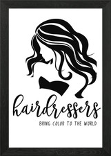 Hairdresser Framed Wall Art