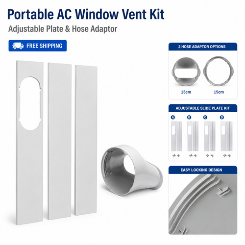 Portable window vent kit - window,