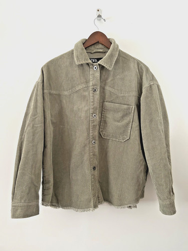 Zara cord shacket jacket size - cord,