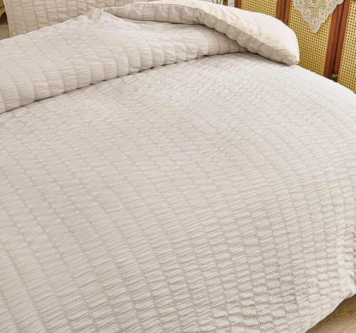 King size seersucker duvet - size,
