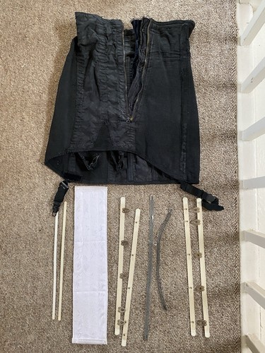 Vintage spirella black girdle - spirella,