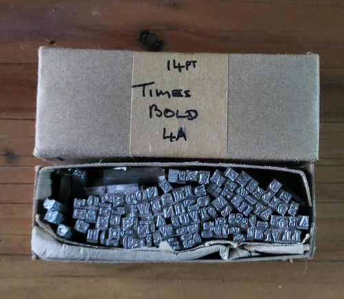 Vintage letterpress metal type - vintage,