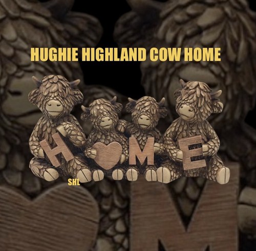 Hughie highland cow home - hughie,