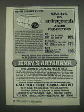 1991 Jerry's Artarama Ad -