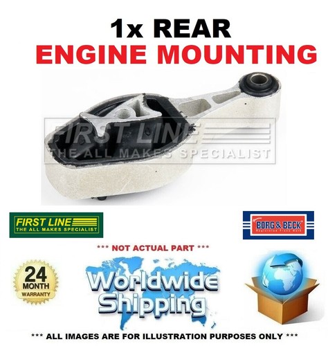 Rear engine mounting for - rear,