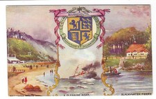 OLD W.E.B. & CO POSTCARD 1920 - BOURNEMOUTH FAVOURITE SERIES TOWN CREST VIEWS #7
