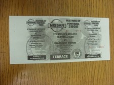 05/08/2000 Ticket: St Patricks