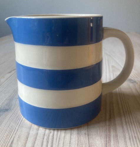 Cornishware green milk - milk, jug