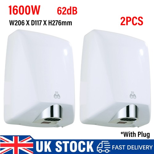 White hand dryer - hand, automatic