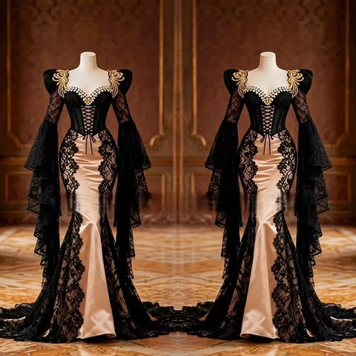 Gothic black champagne - gothic,