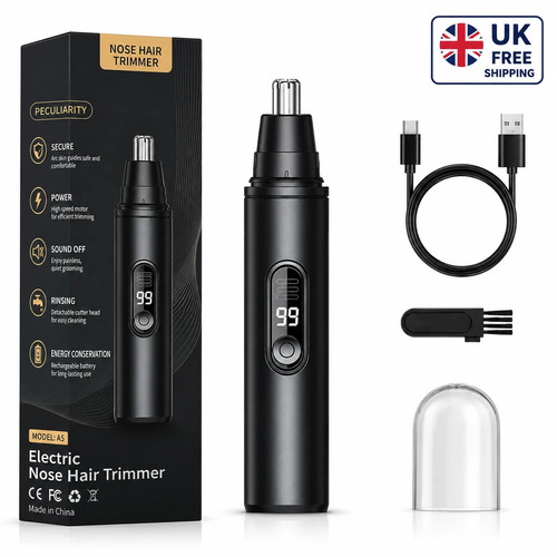 Digital nose hair trimmer - hair,