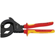 KNIPEX 95 36 315 A VDE Cable Cutter, Ratchet Action for SWA Cables, 315mm