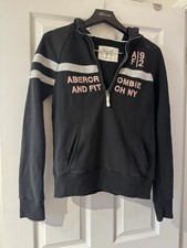 Abercrombie Black Hoodie Small