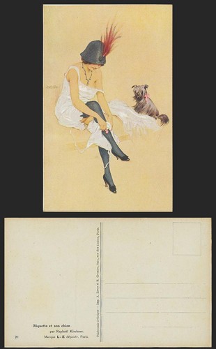 Raphael kirchner old postcard - kirchner,