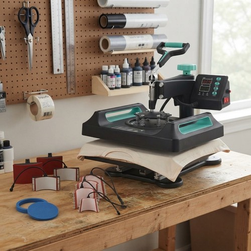 Heat press machine 1 - machine, 8