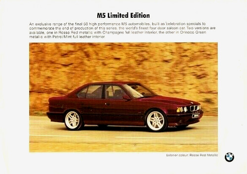 Bmw saloon rosso - saloon, red