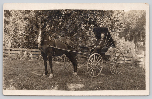 Postcard rppc 1910s rolling - postcard,