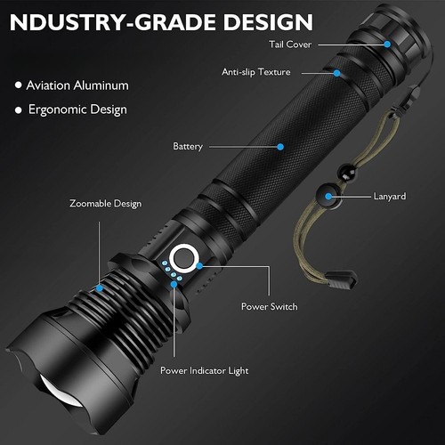 High powered torch 99000000lm - high,