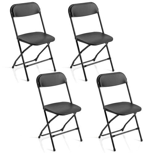 Folding chairs set black - folding,