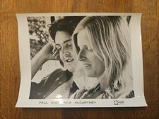 Original 1976 Paul McCartney & Linda McCartney Promo Photo Tony Barrow Int Ltd