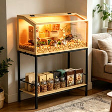 Large Elevated Wooden Hamster