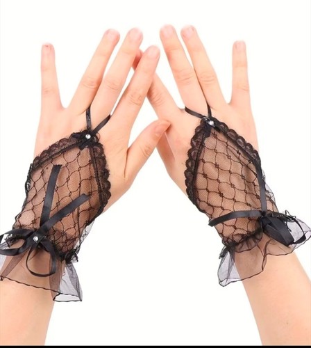 Black herubs lace - black,