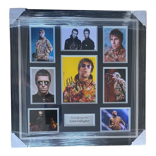 Liam gallagher signed framed - signed, &