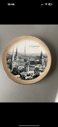 Plate ornament datoija - plate,