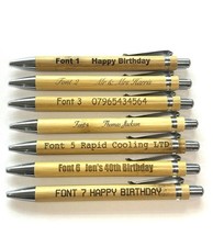 Personalised Pens 1-100 Bulk