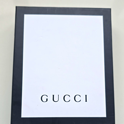 Gucci men black leather - black,