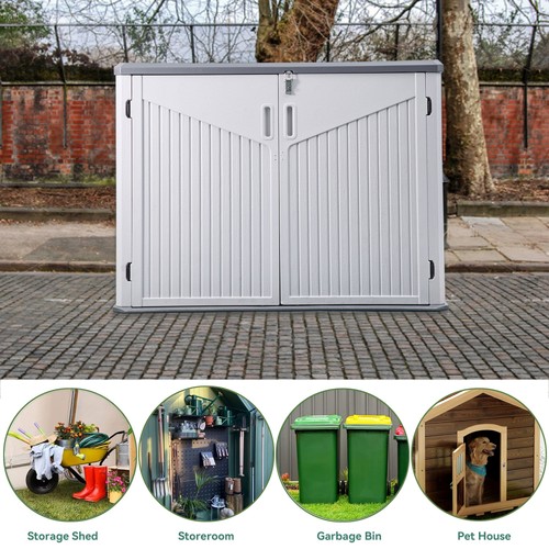 Plastic shed outdoor garden - plastic,