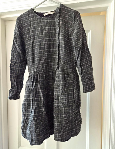 Zara trafaluc grey white check - zara,