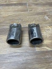 2 x Exhaust Chrome Tailpipe Tips